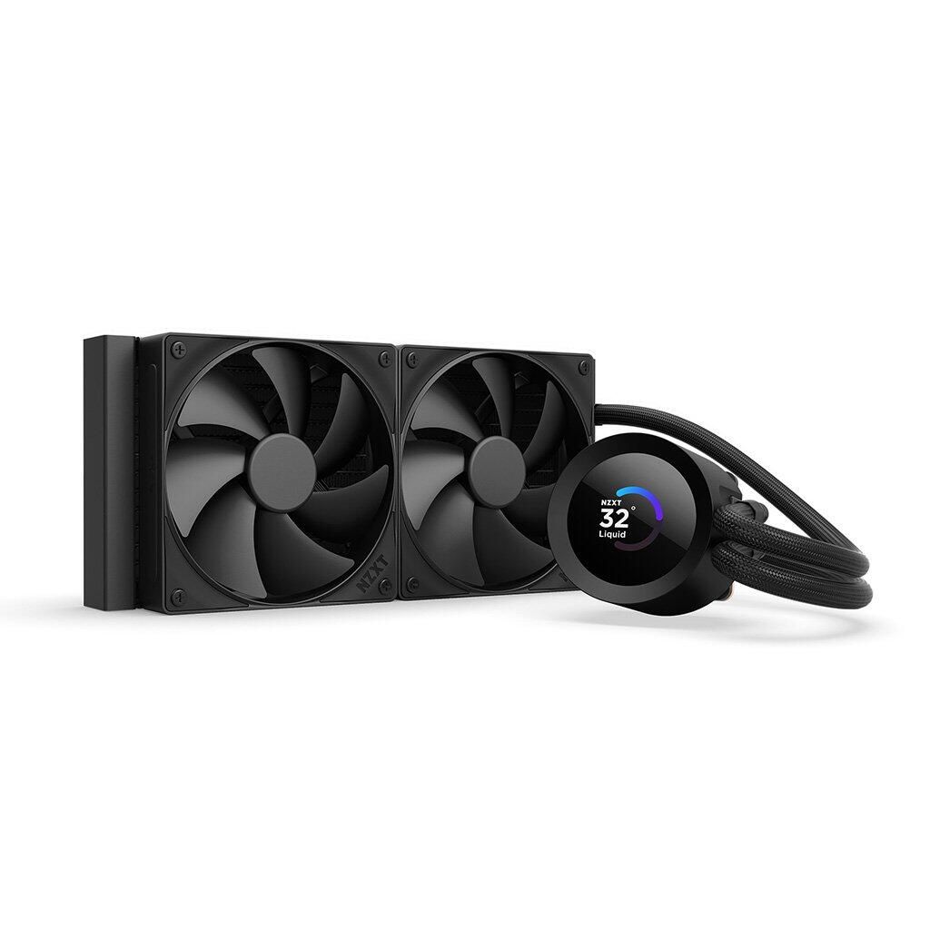 Kraken Plus 240 V2, 240mm, pompa cu ecran LCD, Intel/ AMD, Negru