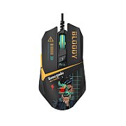 Mouse A4Tech, gaming, Bloody RGB Animation Backlit  USB Renegade Midnight,  W63Max Renegade Midnight , (timbru verde 0.18 lei) 4711421 000536