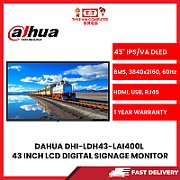 Monitor signage Dahua, 43 , 500nit, Android 11, 4GB+32GB