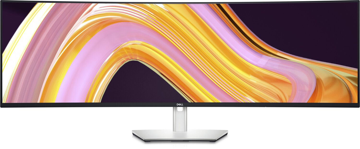 DELL UltraSharp U4924DW LED display 124.5 cm (49 ) 5120 x 1440 pixels 5K Ultra HD LCD Black  Silver