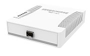 MikroTik RB260GS with 5 Gigabit ports and SFP cage, SwOS, plastic case, PSU