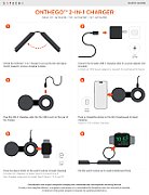 Satechi OntheGo 2-in-1 Wireless Charger - Desert Rose