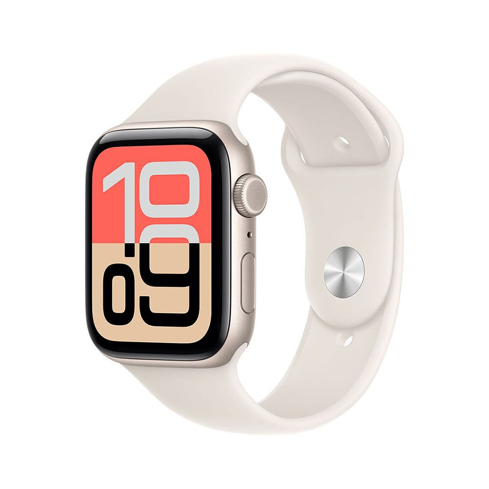 Apple Watch SE 3 GPS + Cellular 40mm Starlight Aluminium Case with Starlight Sport Band - S/M