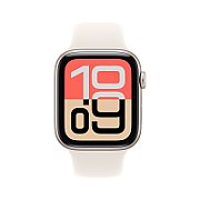 Apple Watch SE 3 GPS + Cellular 40mm Starlight Aluminium Case with Starlight Sport Band - S/M