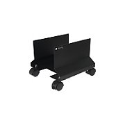 Suport cu roti pentru unitate centrala, TECHLY, negru, ICA-CS 34