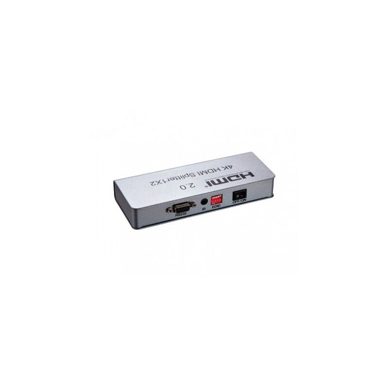 Splitter HDMI 2 porturi, 1 intrare - 2 iesiri, V2.0, 4K x 2K/60Hz, FULL HD, 3D, alimentator inclus, PremiumCord, khsplit2e