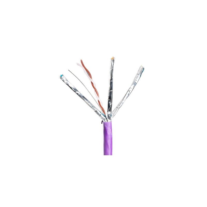 Cablu U/FTP cat.6A, manta LS0H, Euroclass Dca-s1, d2, a1 - 500m/tambur, Violet - Molex