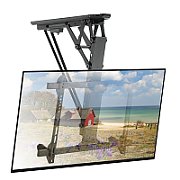 Suport TV electric de tavan, cu telecomanda, smart, aplicatie telefon Tuya, reglabil, 32-70 inch, Negru, Techly, ICA-PLB 546M