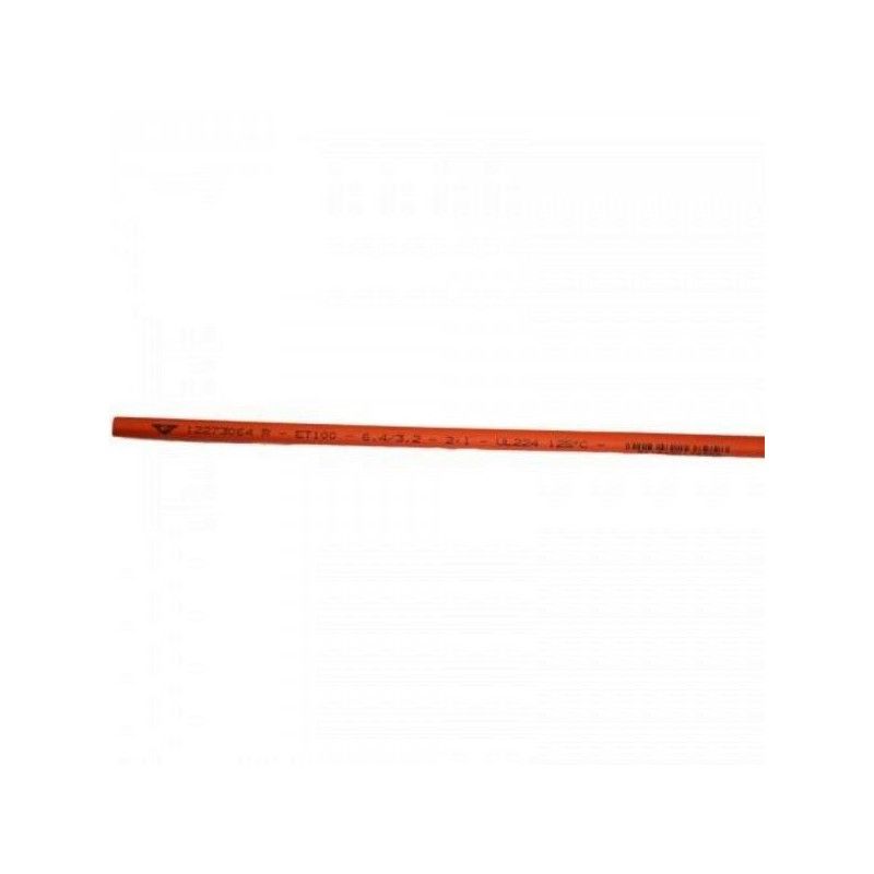 Tub termocontractabil 12,7 / 6,4 mm ET100, rosu (16buc)- ELEMATIC