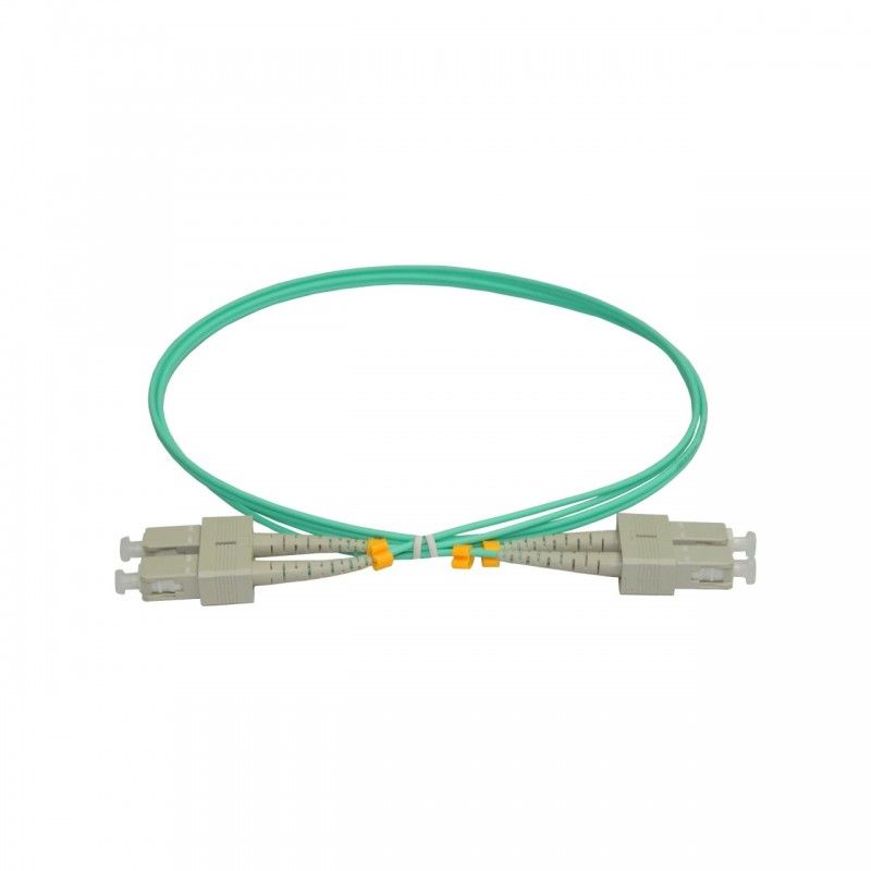 Patchcord FO SC/PC-SC/PC, MM OM3 50/125, manta LSZH 3.0mm, duplex 2m - Emtex