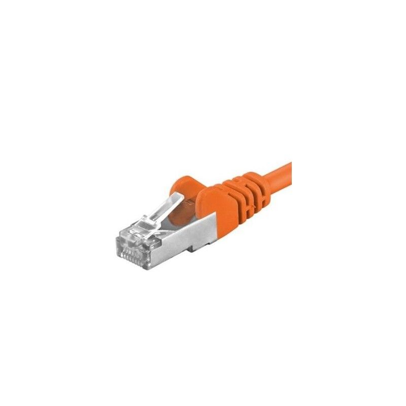 Patchcord SFTP RJ45-RJ45 Cat.6A, 5m, portocaliu
