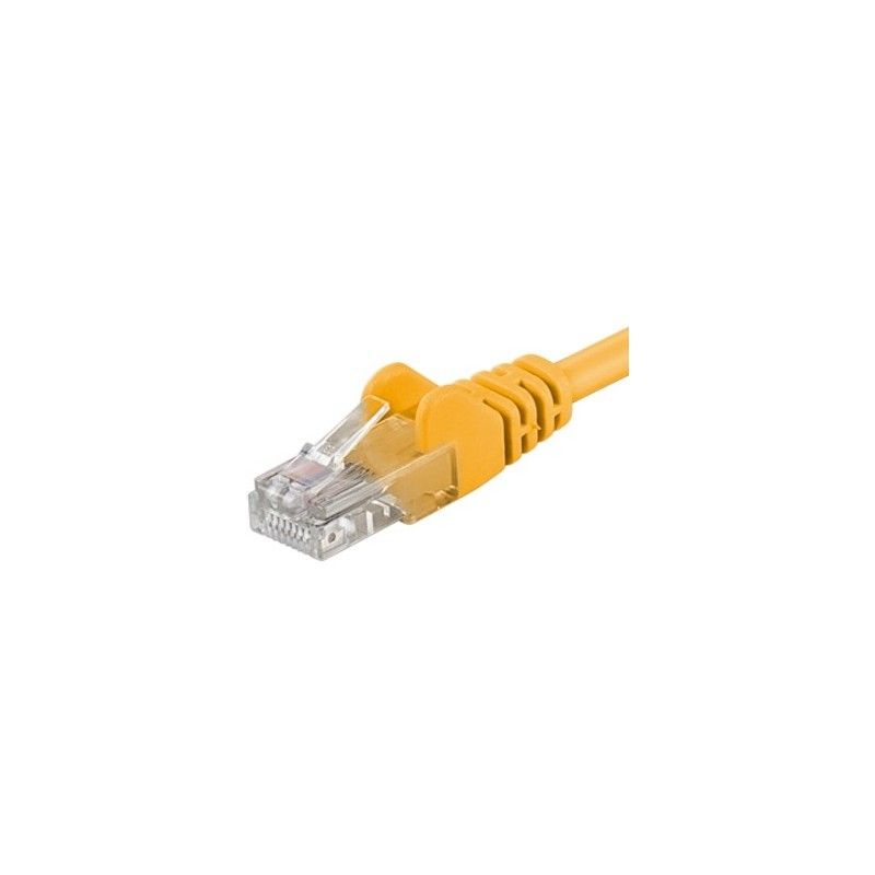 Patchcord UTP RJ45-RJ45 Cat.6, 10m, galben
