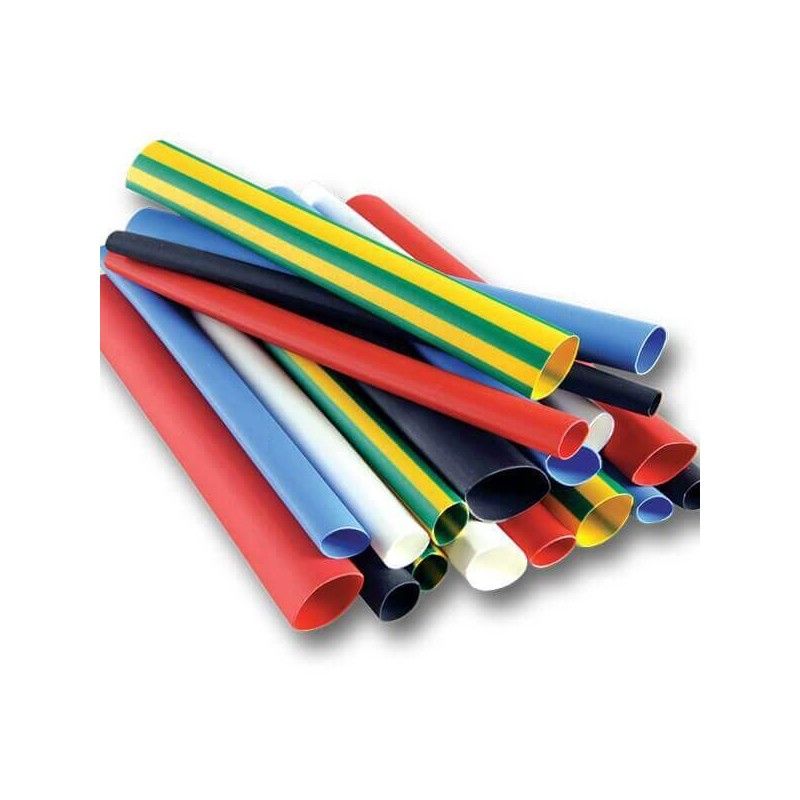 Tub termocontractabil 6,4 / 3,2 mm ET100, alb (24buc)- ELEMATIC
