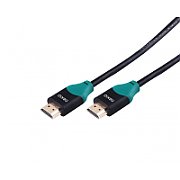 Cablu HDMI, V2.0, tata-tata, 4K@60hz, 1080P, High Speed Ethernet, contacte aurite, 5m, Negru, Nexio