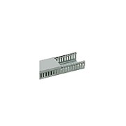Canal cablu PVC perforat 40X60MM 2M/BUC, gri - Canalux