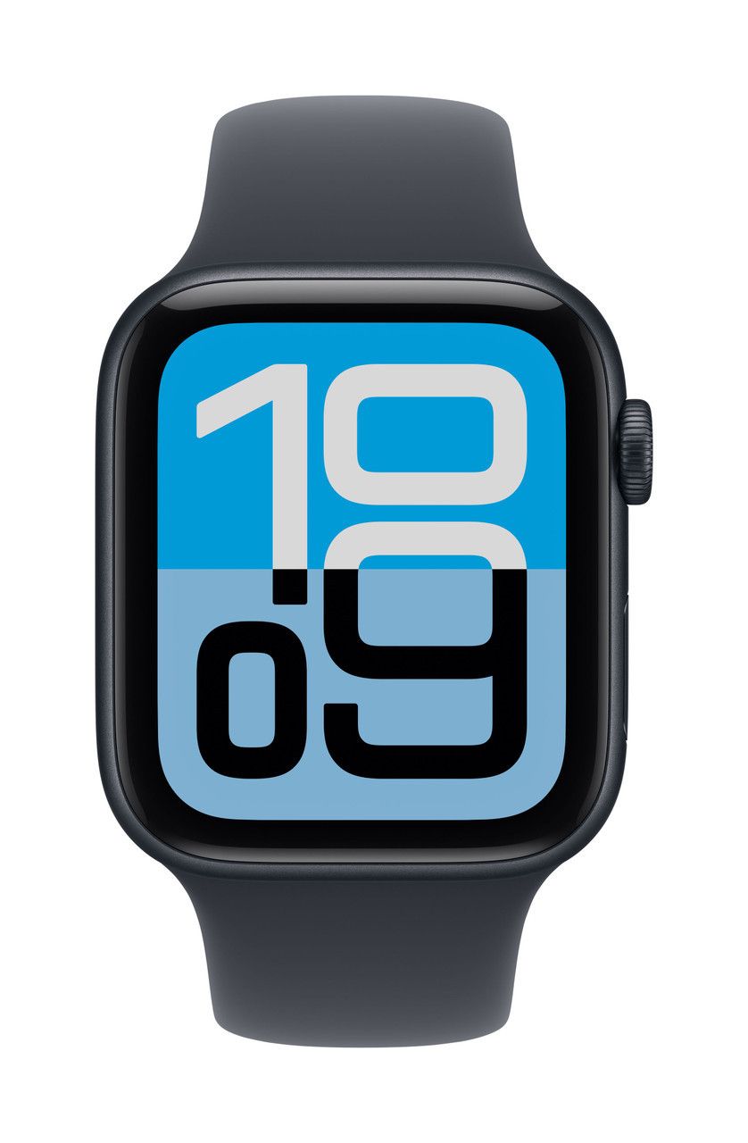 Apple Watch SE 3 GPS 44mm Carcasă din aluminiu Midnight cu brățară sport Midnight - M/L