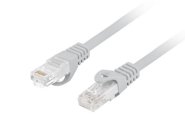 LANBERG Patchcord cat.6 UTP LSZH CU 5m grey Fluke passed