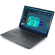 Laptop Dell Pro Max 18 Plus MB18250, 18 inch 2560 x 1600, Intel Core ultra 9 285HX (24 C / 24 T, 2.1 GHz - 5.5 GHz, 36 MB cache, 55 W), 64 GB DDR5, 1 TB SSD, Nvidia RTX Pro 3000, Windows 11 Pro, Tastatura English International, Gri