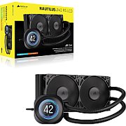 NAUTILUS 240 RS LCD, AIO 240mm, 2.1  IPS, PWM Zero RPM, Intel/ AMD, Negru