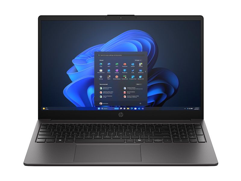 Laptop HP 250R G10 AD2P7ET, 15.6 inch 1920 x 1080, Intel Core 7 150U (10 C / 12 T, 1.8 GHz - 5.4 GHz, 12 MB cache, 55 W), 16 GB DDR4, 512 GB SSD, Intel Graphics, Fara sistem de operare, Tastatura Romanian, Argintiu