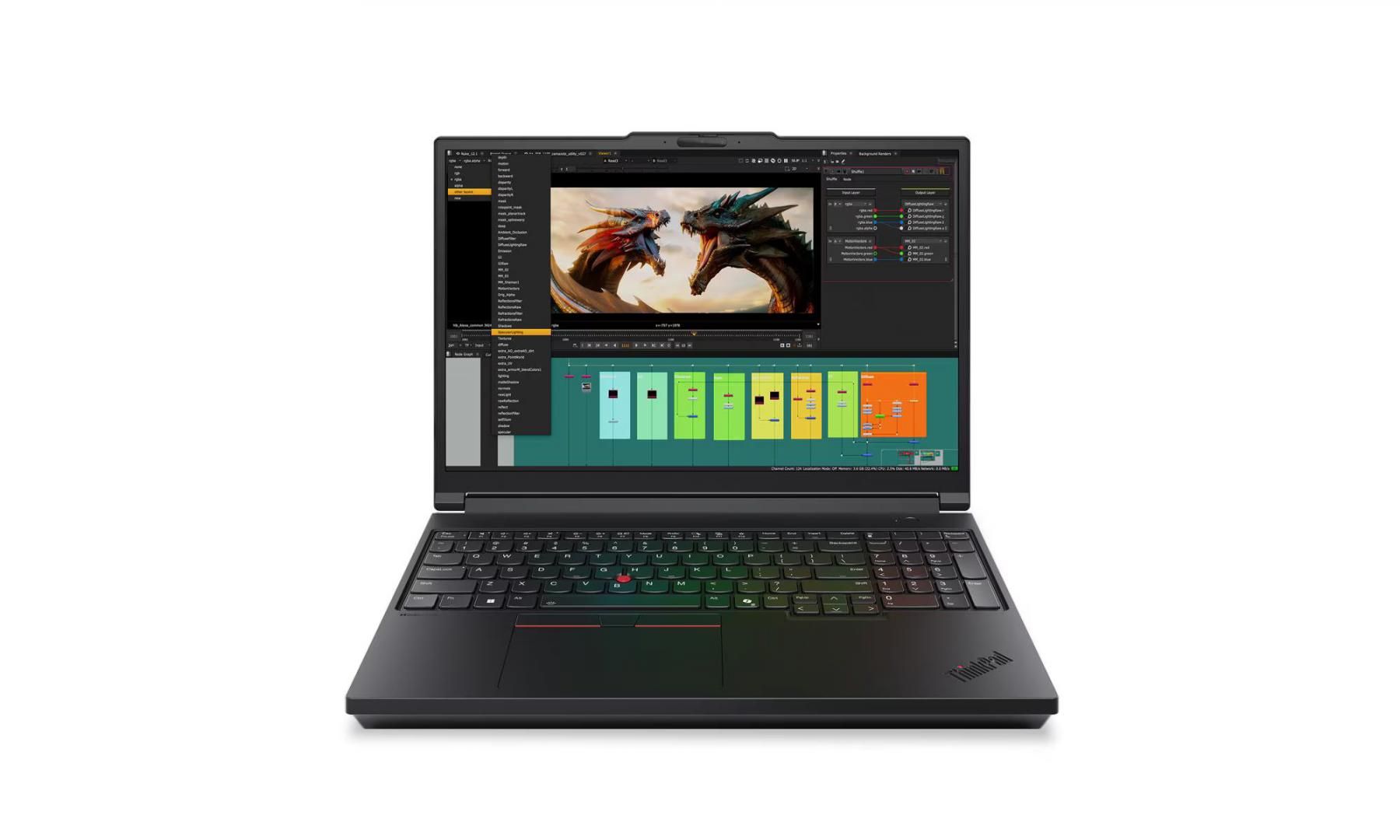 Laptop Lenovo ThinkPad P16 G3 21RQ000NRI, 16 inch 3840 x 2400, Intel Core Ultra 9 275HX (24 C / 24 T, 2.7 GHz - 5.4 GHz, 40 MB + 24 MB cache, 28 W), 64 GB DDR5, 1 TB SSD, Nvidia RTX Pro 3000, Windows 11 Pro