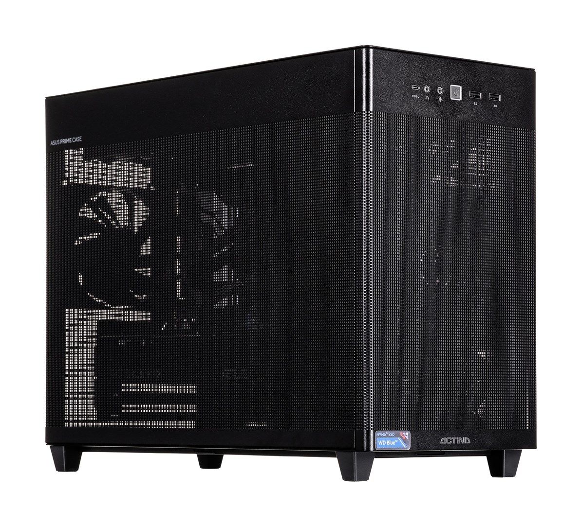 Desktop PC Actina KOMACNGIP0529, AMD 9700X (8 C / 16 T, 3.8 GHz - 5.5 GHz), 32 GB RAM, 1 TB SSD, NVIDIA GeForce RTX 5070 12 GB, Windows 11 Home