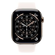 Apple Watch S11 Cellular 46mm Gold Titanium Case with Light Blush Sport Band - S/M