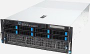 Server ASUS ESC8000A-E12P, Rack 4U, fara procesor, 2 x AMD socket SP5  max 400 W, fara memorie, 8 x LFF, HPE, Fara, 3 x 3000 W