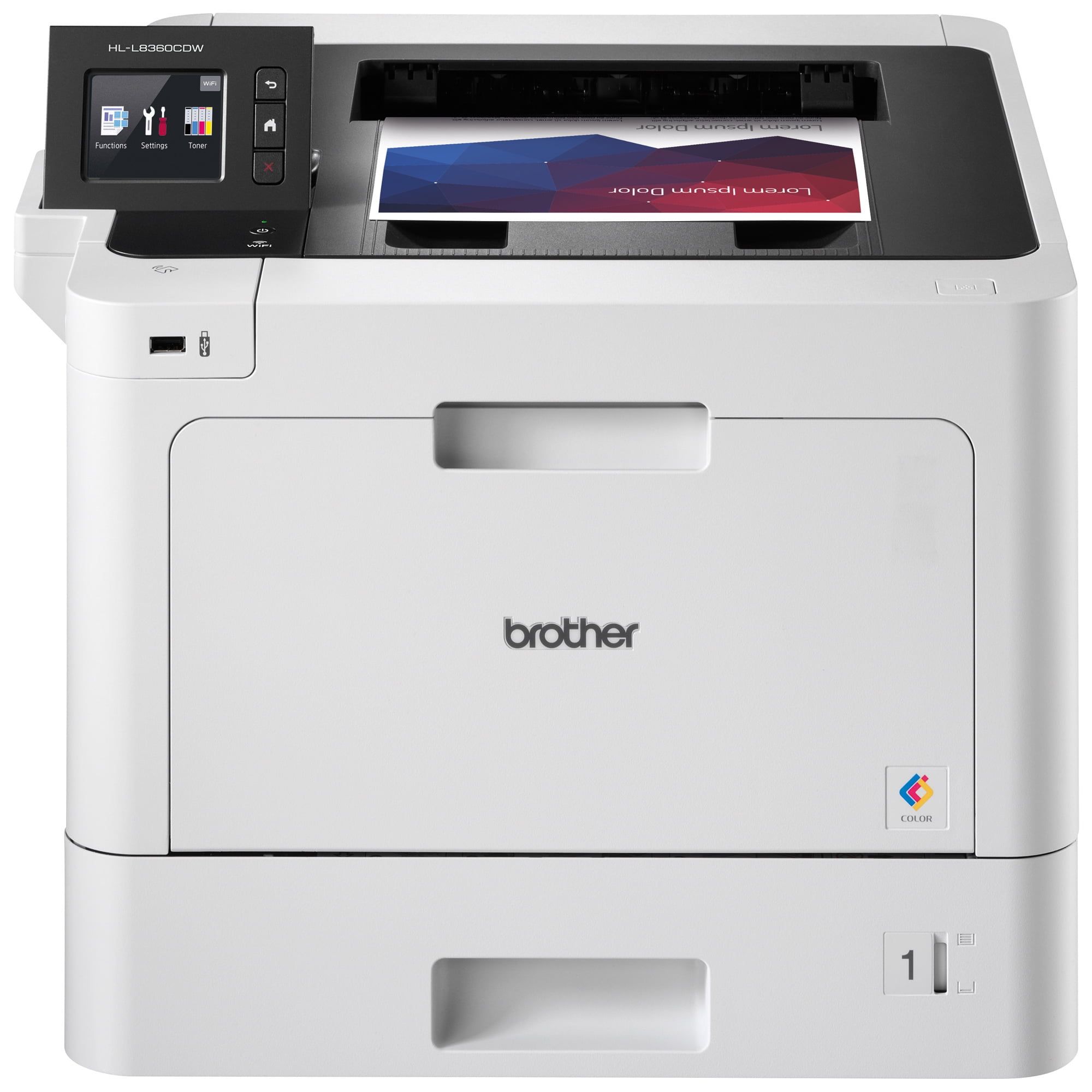 Imprimanta laser A4 color Brother HL-L8360CDW , Duplex , USB , retea pe fir si si wireless
