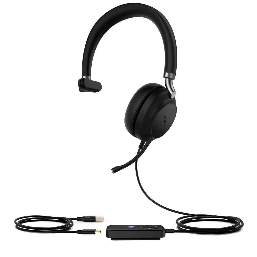 Uh38 Mono Teams Headset Wired & Wireless Head-Band