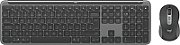 Logitech 920-012490  Wireless  RF Wireless + Bluetooth  Scissor key switch  QWERTY  Graphite  Mouse included