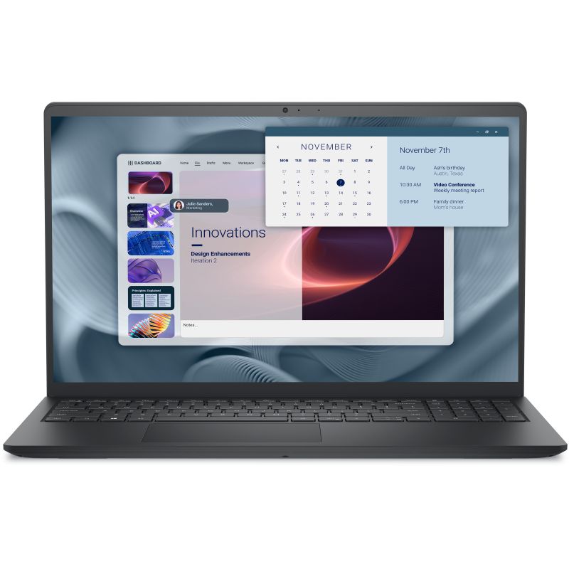 Laptop Dell Pro 15 Essential PV15250, 15.6 inch 1920 x 1080, Intel 1334U (10 C / 12 T, 1.3 GHz - 4.6 GHz, 12 MB cache), 8 GB DDR5, 512 GB SSD, Intel UHD Graphics, Ubuntu
