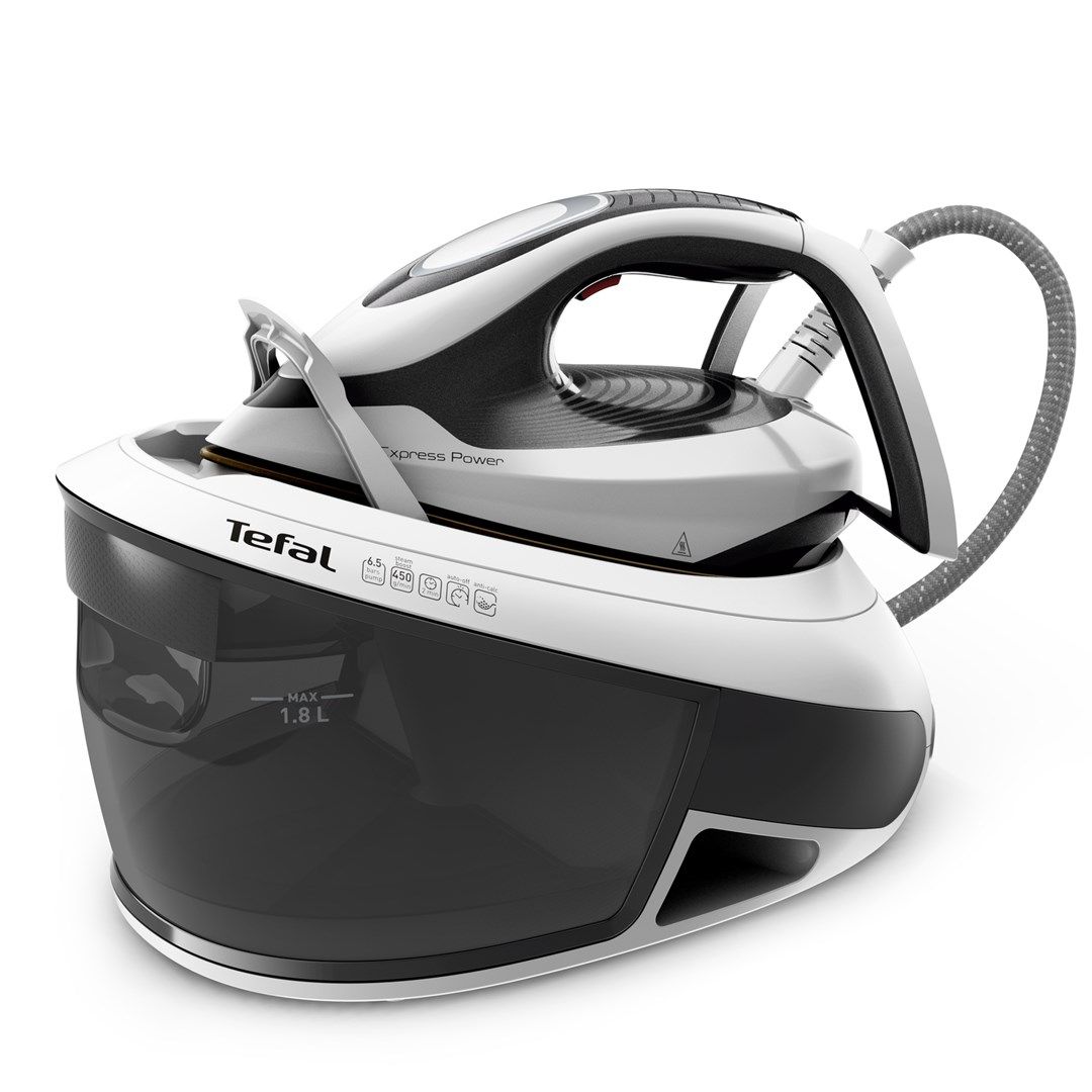Tefal Express Power SV8130 2800 W 1.8 L Durilium AirGlide Autoclean soleplate Black  White