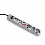 Gembird SPG6-B-6C power extension 1.8 m 6 AC outlet(s)