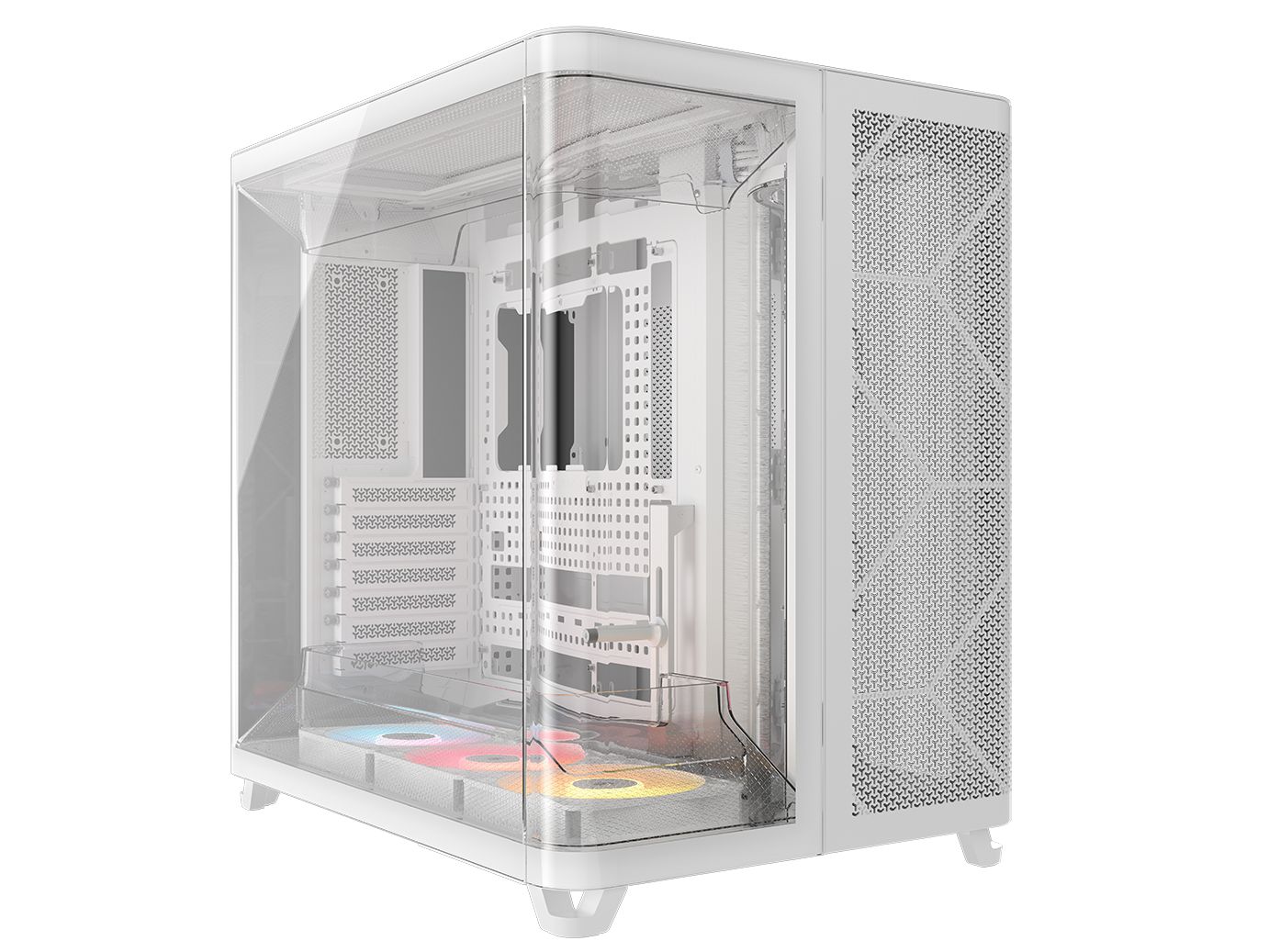 AIR 5400 RS-R ARGB, Triple Chamber, Panoramic Glass, Mid-Tower, Alb