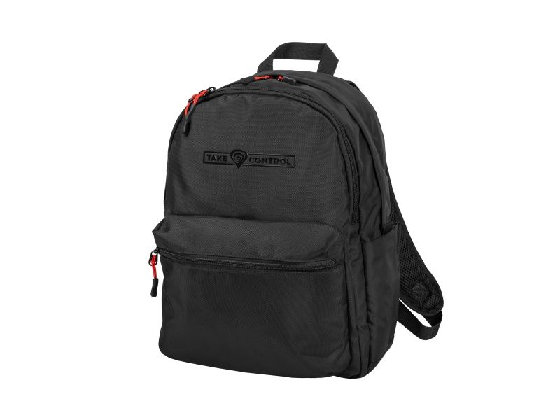 Rucsac laptop GENESIS PALLAD 200, compatibilitate dimensiuni laptop 14.1 , total buzunare 6, capacitate 19 L, material Polyester 1680D, negru