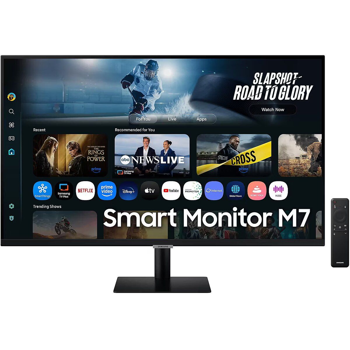 Monitor Samsung 32  LS32FM700UUXDU, Diagonal (inch): 32, Diagonal (cm): 81, Aspect ratio: 16:9, Panel: VA, Resolution: 3840x2160, Refresh Rate: 60Hz, Response time GtG: 4ms, Brightness (max): 300 cd/m², Contrast (static) : 3000:1, Viewing angle: 178/178, Color Gamut Type: NTSC, Color Gamut Coverage