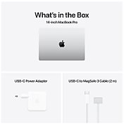 Laptop Apple MacBook Pro 14, 14.2 inch 3024 x 1964, Apple M4 Pro (12 C), 24 GB RAM, 1 TB SSD, Apple 16-Core GPU, Mac OS, Silver