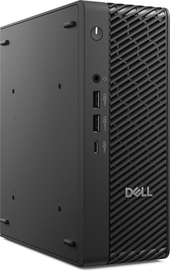 Desktop PC Dell Pro Max Micro FCM2250 Mini PC, Intel Core Ultra 7 - 265 (20 C / 20 T, 1.8 GHz - 5.3 GHz, 30 MB cache, 65 W), 16 GB DDR5, 512 GB SSD, Fara unitate optica, nVidia RTX A400 4 GB, Adaptor extern 180 W, Ubuntu Linux