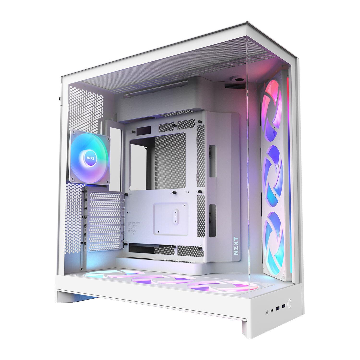 H9 Flow RGB+ (2025), Dual-Chamber, Mid-Tower, Control Hub, Alb