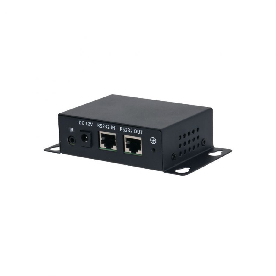 Adaptor IR-RS232 Dahua, max 16 ecrane Conectivitate: IR(3.5mm)×1, RS232 in×1, RS232 out×1 Accesorii incluse: IR cable×1, power adapter×1 power supply DC12V, consum ≤5W dimensiuni 126.4x69.3x31.0mm, greutate 0.37kg