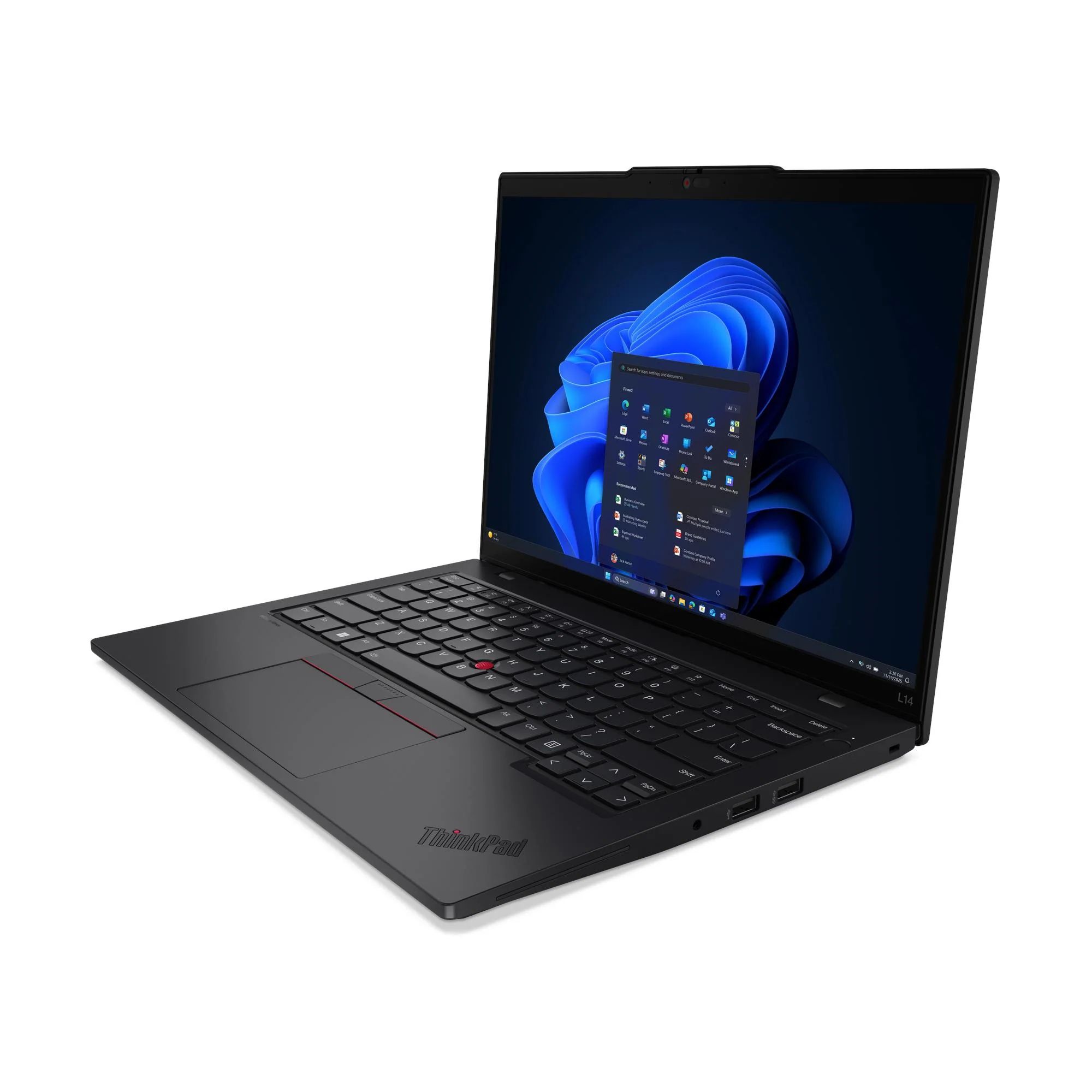Laptop Lenovo ThinkPad L14 Gen 6 21S6001EGE, 14 inch 1920 x 1200, Intel Core ultra 5 225U (12 C / 14 T, 1.5 GHz - 4.8 GHz, 12 MB Intel Smart Cache cache, 15 W), 16 GB DDR5, 512 GB SSD, Intel Intel Graphics, Windows 11 Pro, Tastatura English, Black