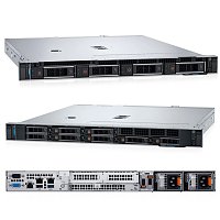 Server DELL PowerEdge R360, Rack 1U, Intel Xeon 6325P (4 C / 4 T, 3.50 GHz - 5.20 GHz, 12 MB cache, 55 W), 16 GB DDR5 ECC, 1 x 1.2 TB HDD, 4 x LFF, DELL PERC H355, Fara, 700 W