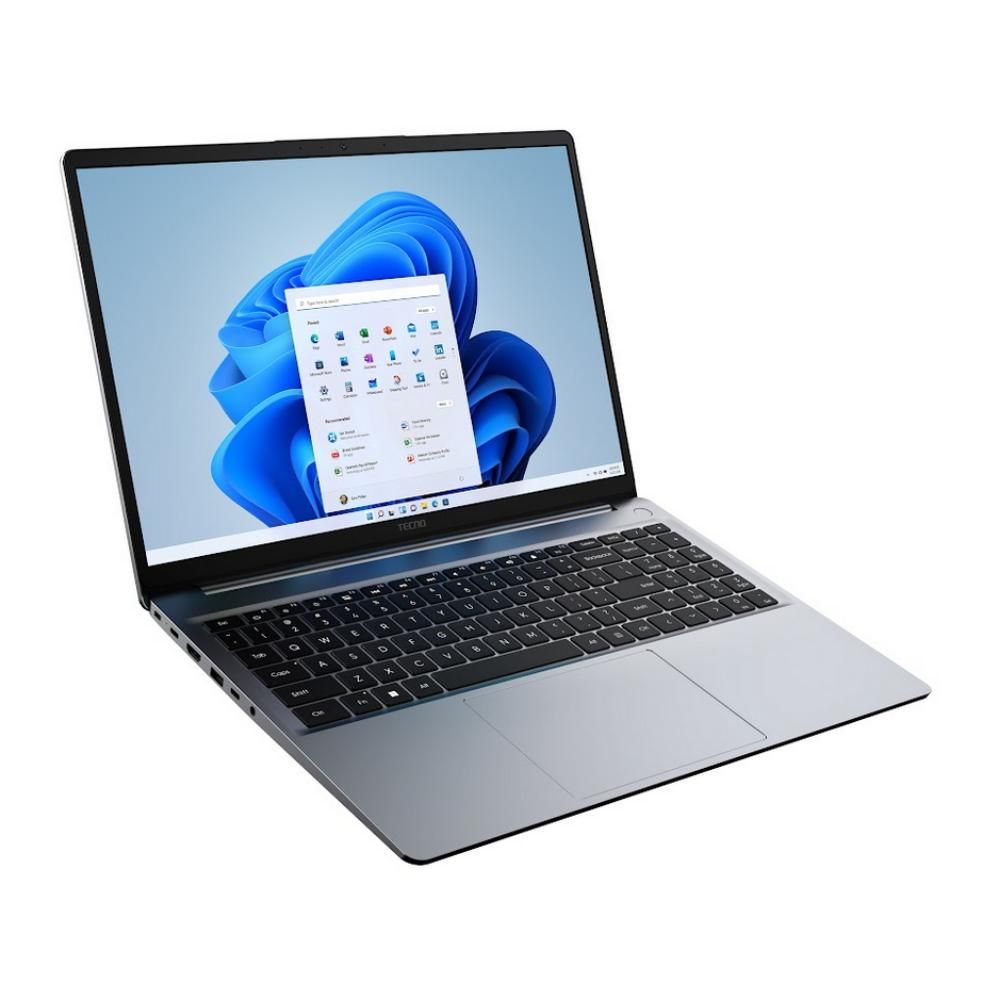 TECNO Megabook K16SAA Intel Core i9-13900HK 5.4GHz 16-inch FHD IPS 16:10 1920x1200 300nits 60Hz  RAM 16Gb SSD 1Tb 70Wh 17.5 hours Cam 1Mp 720p AI WiFi5 BT 5.0 RJ45 2xTypeC Full 2xUSB3.1 HDMI Finger print QWERTY EN Backlight All metal Winows 11H Gray