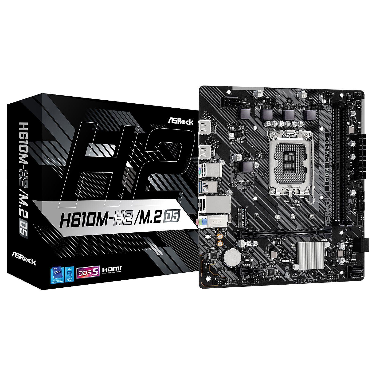 Płyta główna Asrock H610M-HVS/M.2 D5 GEN5