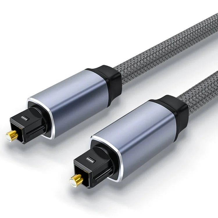 Premium Toslink Digital Optical Cable &ampndash Audio Performance at the Highest Level

Transform the way you listen to music or watch movies with the Fiberlink Toslink Digital Optical Cable. Crafted with attention to detail and durable materials, this cable delivers clear and accurate sound reproduction as well as stable signal transmission. Whether you use it for a soundbar, home theater system, game console or other audio equipment, Fiberlink Toslink guarantees an interference-free connection and an immersive audio experience.

Key Features:

Premium Construction: Aluminum housing and gold-plated connectors for increased resistance to wear and corrosion.
Clear and Stable Signal: High-quality optical fiber ensures lossless and distortion-free transmission.
Nylon Braided Jacket: Additional protection against damage, increased flexibility and tangle prevention.
Secure Fit: Precision-crafted connectors for a firm connection and prevention of signal interruptions.
Universal Compatibility: Suitable for soundbars, home theater systems, game consoles, CD/DVD players and other devices with Toslink optical port.

Technical specifications:

Cable type: Toslink digital optical audio
Length: 2m
Connectors: Toslink male - Toslink male, gold-plated
Housing material: Aluminum
Outer material: Nylon braided (6 mm)
Color: Gray / Black (depending on the variant)

Packaging: blister 1 pc.