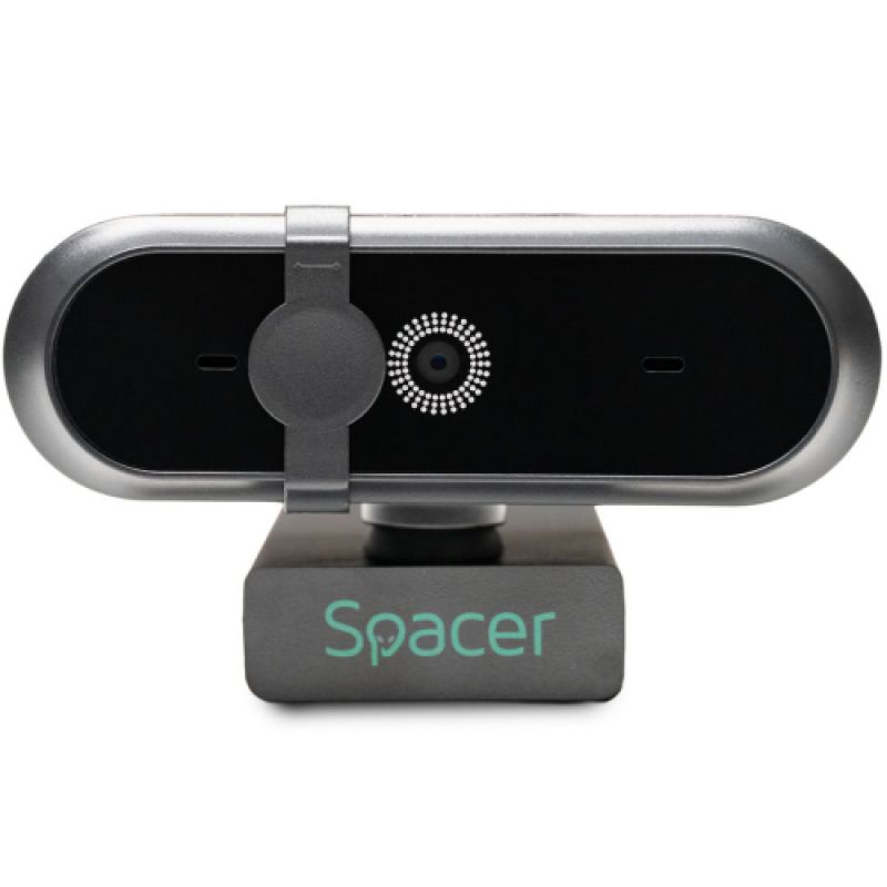 CAMERA WEB SPACER FULL-HD 1080P cu auto focus si rezolutie video 1920 x 1080  black  SPWB-CAMFHD-03  (timbru verde 0.18 lei)