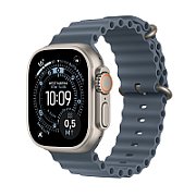 Watch Apple Watch Ultra 3 (2025) 5G 49mm Natural Titanium Case with Ocean Band - Anchor Blue