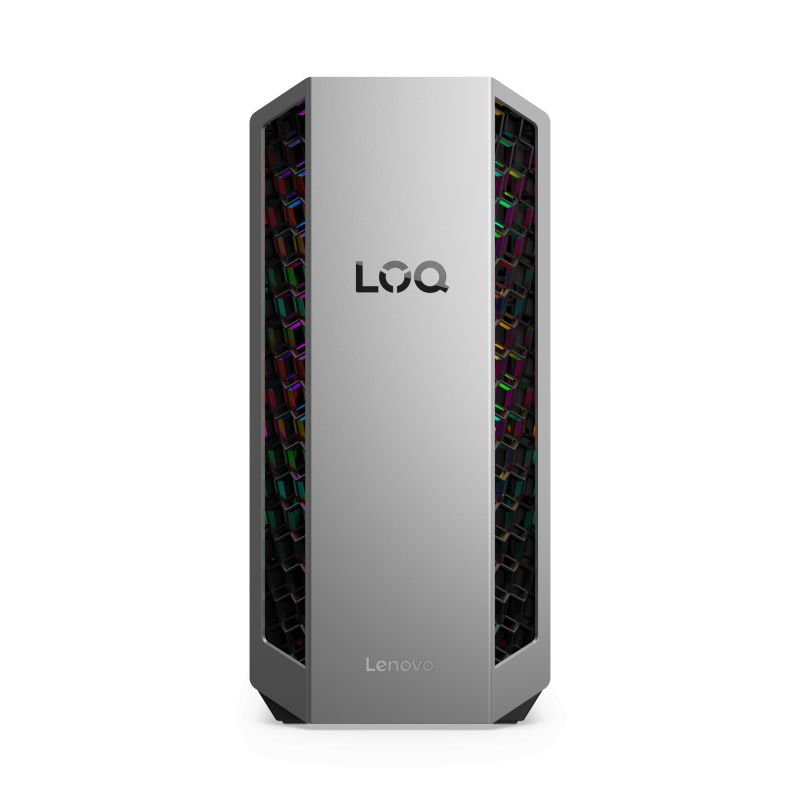 Desktop PC Lenovo LOQ Tower 26ADR10 Tower, AMD Ryzen 7 8745HX (8 C / 16 T, 3.60 GHz - 5.10 GHz, Level 2 cache: 8 MBLevel 3 cache: 32 MB cache, 75W), 16 GB DDR5, 1 TB SSD, Fara unitate optica, Nvidia GeForce RTX 5050 8 GB, 500 W, Fara sistem de operare