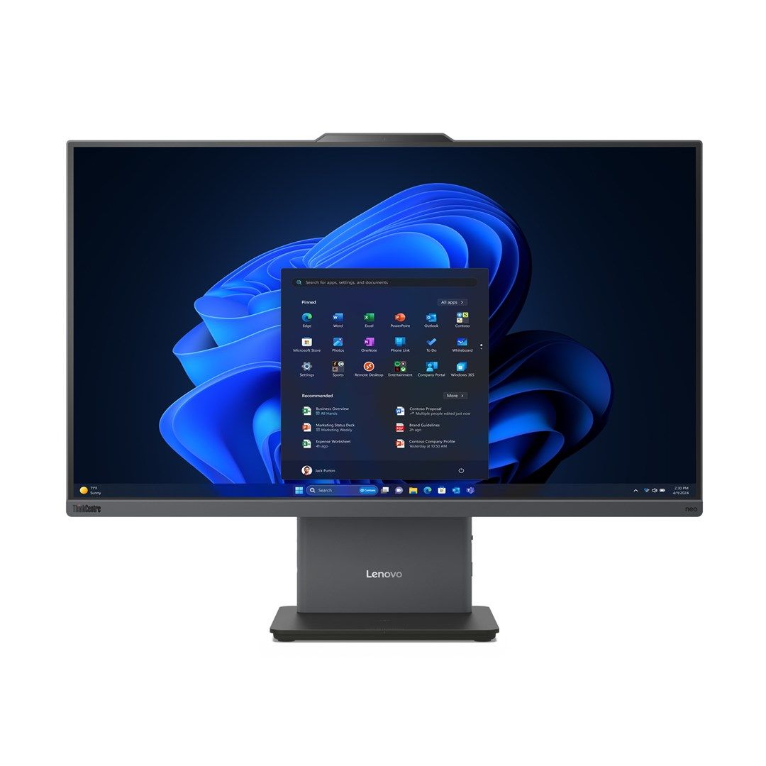 All-In-One Lenovo ThinkCentre neo 50a 27 Gen 5 12SB005DPB, 27 inch 1920 x 1080, Intel 210H (8 C / 12 T, 1.6 GHz - 4.8 GHz, 12 MB cache), 16 GB DDR5, 512 GB SSD, Intel Graphics, Windows 11 Pro